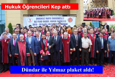 Hukuk Fakültesi 3. Dönem Mezunlarını Verdi