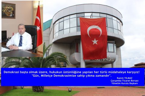 Gün, “ Milletçe Demokrasimize Sahip Çıkma Zamandır ” .