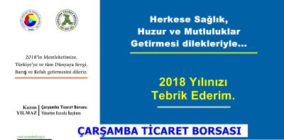 Kazım YILMAZ, Yeni Yıl Mesajı Yayımladı 2018