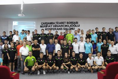 Çarşamba'da Hakem ve Gözlemcilere Seminer Verildi.