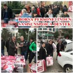 Borsa Personelinden Samsunspor’a Destek
