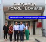 Kaymakam Güney Borsa Personeliyle Vedalaştı.